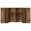 vidaXL Receptiebalie 200x50x103,5 cm bewerkt hout oud houtkleurig