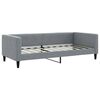 vidaXL Slaapbank 90x190 cm stof lichtgrijs