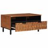 vidaXL Salontafel met lade Bruin 80 x 54 x 40 cm Massief Mango Hout