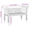 vidaXL Bank Bruin 127,5 x 52 x 80 cm Massief teakhout