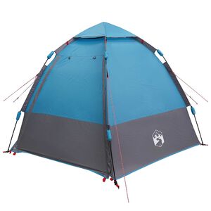 vidaXL Instant tent met regenhoes voor 4 personen met snelle release