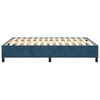 vidaXL Boxspring bed 140x190 cm fluweel donkerblauw
