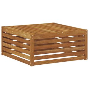 vidaXL Buiten Voetenbank Naturel 79 x 79 x 37 cm Massief Acaciahout