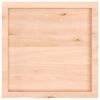 vidaXL Tafelblad 60x60x(2-6) cm onbehandeld massief eikenhout