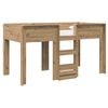 vidaXL Bunk Bed voor Kinderen Artisan Eiken 90 x 190 cm Bewerkt hout