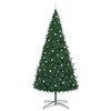 vidaXL Kerstboom met decoratieve touwlichten Groen 400 cm PVC
