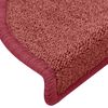 vidaXL Trapmatten 30 st 65x24x4 cm Bordeaux Halfrond Groot