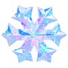 vidaXL Prismatische iriserende led-sneeuwvlok Meerkleurig &Oslash; 26 x 25 cm