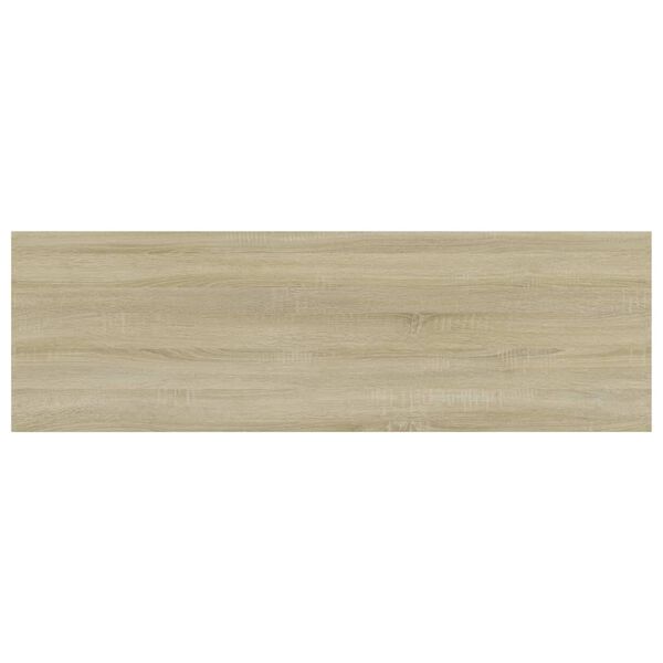 vidaXL Wandschappen 8 st 80x20x1,5 cm spaanplaat sonoma eikenkleurig
