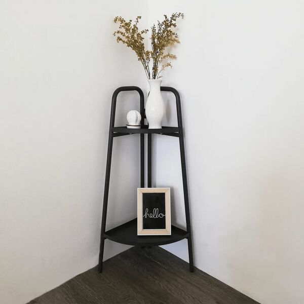 ProGarden Plantenrek 26x26x70 cm mat donkergrijs