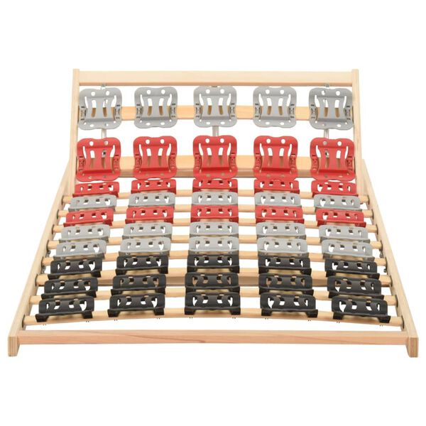 vidaXL Bedframe met 12 latten verstelbaar hoofdeinde100x200 cm