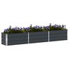 vidaXL Plantenbak Antraciet 480 x 50 x 45 cm Gegalvaniseerd staal