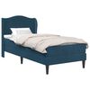 vidaXL Bedframe met hoofdeinde Blauw 90 x 190 cm Fluweel