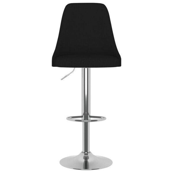 vidaXL Barkrukken 2 st stof zwart