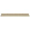 vidaXL Wandschappen 4 st 60x9x3 cm sonoma eikenkleurig