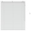 vidaXL Venetiaanse jaloezie Wit 110 x 130 cm 35 mm