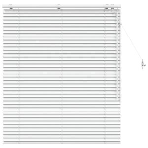 vidaXL Venetiaanse jaloezie Wit 110 x 130 cm 35 mm