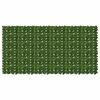 vidaXL Balkonscherm met bladeren 300 x 150 cm Polyethyleen en Stof
