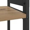 vidaXL Boekenkast Artisan Eiken 40 x 30 x 85 cm Bewerkt hout