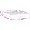 vidaXL Boxspring zonder matras fluweel lichtgrijs 160x220 cm
