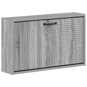 vidaXL Wandgemonteerde Schoenkast HAARLEM 71 x 17 x 43 cm Bewerkt hout