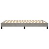 vidaXL Boxspring bed 140x190 cm fluweel lichtgrijs