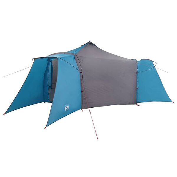 vidaXL Tipi Tent met dak Blauw en Grijs 492 x 492 x 275 cm Stof