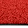 vidaXL Deurmat wasbaar 120x180 cm rood