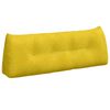 vidaXL Rugkussen Geel 140 x 24 x 50 cm Fluweel