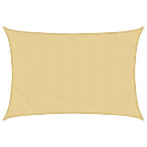 vidaXL Zonnezeil 2,5x3,5 m 100% polyester oxford zandkleurig