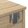 vidaXL Wandschap met lades 100x37,5x19 cm bewerkt hout sonoma eiken