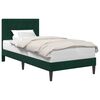 vidaXL Bedframe met hoofdeinde Donkergroen 90 x 200 cm Fluweel