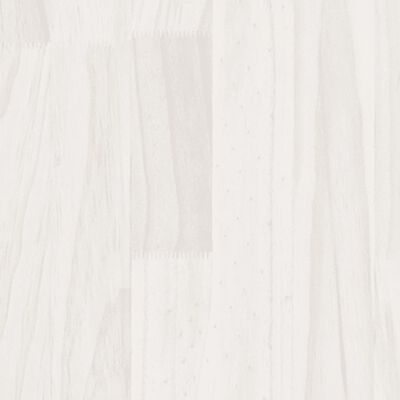vidaXL Plantenbak 70x31x70 cm massief grenenhout wit
