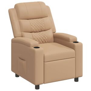 vidaXL Ligstoel Cappuccino 75 x 93 x 98 cm Stof