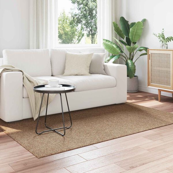 vidaXL Vloerkleden Rechthoekig HUARTE Naturel 170 x 120 cm Polyester