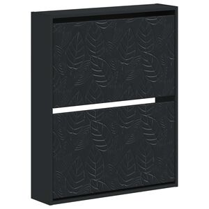 vidaXL Wandgemonteerde Schoenkast DELFT 71 x 17 x 86 cm Bewerkt hout