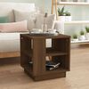 vidaXL Salontafel 40x40x43 cm bewerkt hout bruin eikenkleur