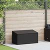 vidaXL Tuinbox Zwart 110x50x58 cm Poly Rattan