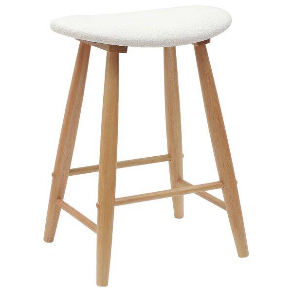 vidaXL Eettafelstoelen 2 pcs Naturel 46 x 37 x 63 cm