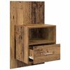 vidaXL Nachtkastje 2 pcs Oudhout 50 x 32,5 x 80cm Bewerkt hout
