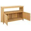 vidaXL Tuinwandtafel 110x35x75 cm massief acaciahout
