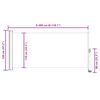 vidaXL Tuinscherm uittrekbaar 120x300 cm grijs