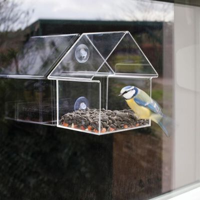 Arbitrage fluiten binnenkort Esschert Design Voederhuisje voor het raam acryl 15x10x15,3 cm FB370 online  kopen | vidaXL.be