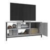 vidaXL Tv-meubel 100x40x45 cm bewerkt hout grijs sonoma eikenkleurig