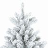 vidaXL Kunstmatige Inklapbare Kerstboom met 300 LED Wit 240 cm PVC