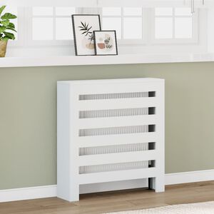 vidaXL Radiatorombouw 78x20x82 cm bewerkt hout wit