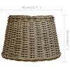 vidaXL Lampenkap 40x26 cm wicker bruin