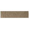 vidaXL Gebied Tapijt Naturel en Zwart 60 x 300 cm Jute