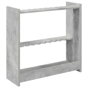vidaXL Biljartkeu standaard Bewerkt hout 60 x 20 x 57 cm Betongrijs