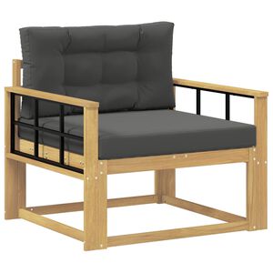 vidaXL Buiten Midden Sofa Polyester Wit
